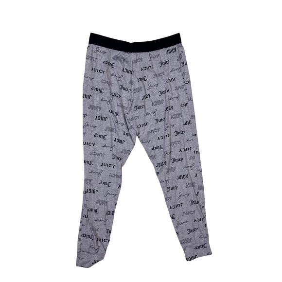Juicy Couture Pajama Pants Women’s Small Gray Cozy Loungewear Comfy Bottoms - Picture 3 of 6